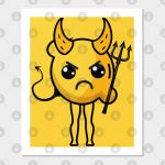 Cute Angry Devil Lemon Demon