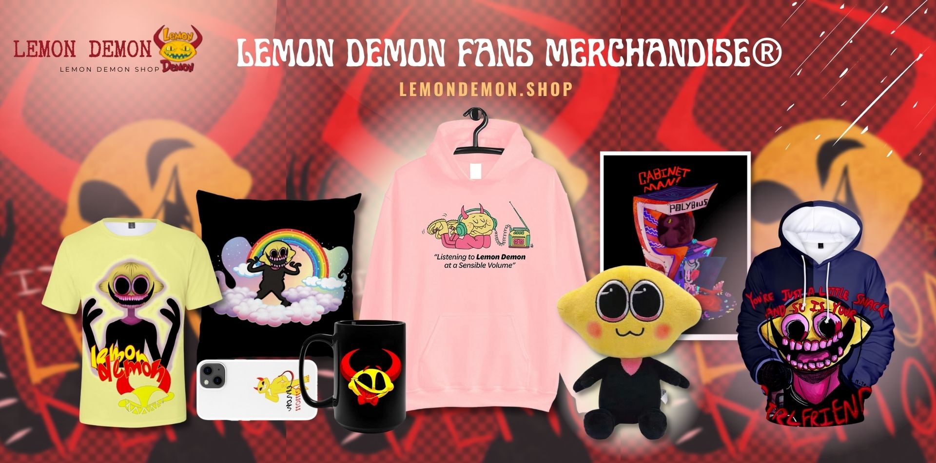 Lemon Demon Shop Web Banner - Lemon Demon Shop